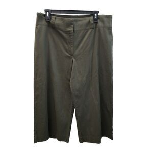 Covington Womens Size 12 Green Solid Capri Pants